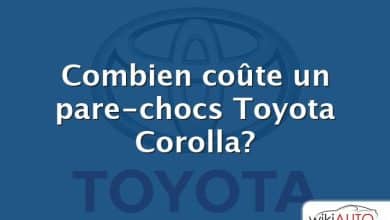 Combien coûte un pare-chocs Toyota Corolla?