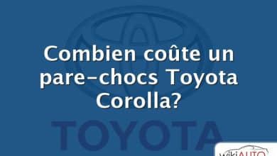 Combien coûte un pare-chocs Toyota Corolla?