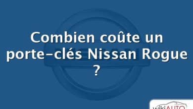 Combien coûte un porte-clés Nissan Rogue ?