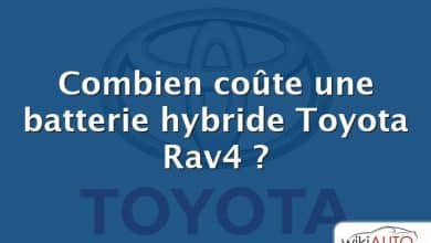Combien coûte une batterie hybride Toyota Rav4 ?