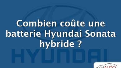 Combien coûte une batterie Hyundai Sonata hybride ?
