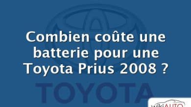 Combien coûte une batterie pour une Toyota Prius 2008 ?