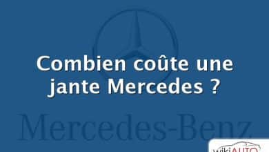 Combien coûte une jante Mercedes ?