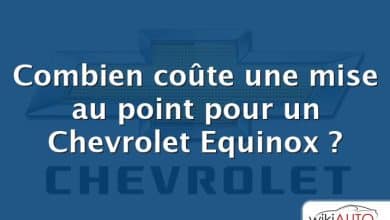 Combien coûte une mise au point pour un Chevrolet Equinox ?