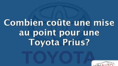 Combien coûte une mise au point pour une Toyota Prius?