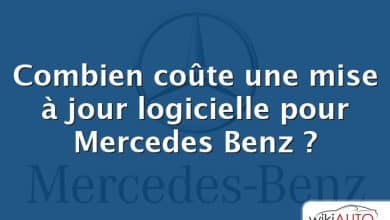 Combien coûte une mise à jour logicielle pour Mercedes Benz ?