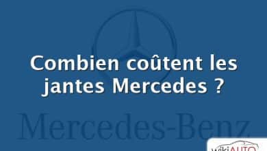 Combien coûtent les jantes Mercedes ?