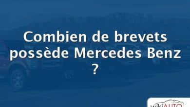 Combien de brevets possède Mercedes Benz ?