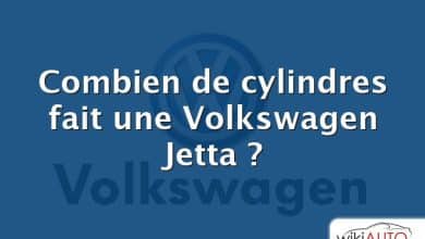 Combien de cylindres fait une Volkswagen Jetta ?
