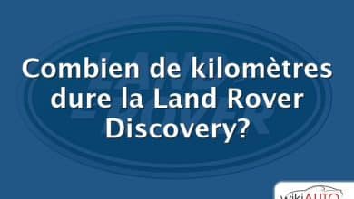 Combien de kilomètres dure la Land Rover Discovery?