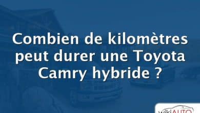 Combien de kilomètres peut durer une Toyota Camry hybride ?