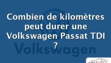 Combien de kilomètres peut durer une Volkswagen Passat TDI ?