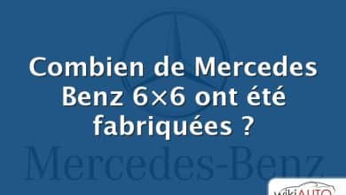 Combien de Mercedes Benz 6×6 ont été fabriquées ?