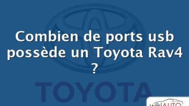 Combien de ports usb possède un Toyota Rav4 ?