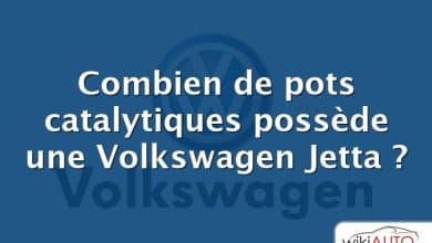 Combien de pots catalytiques possède une Volkswagen Jetta ?