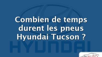 Combien de temps durent les pneus Hyundai Tucson ?