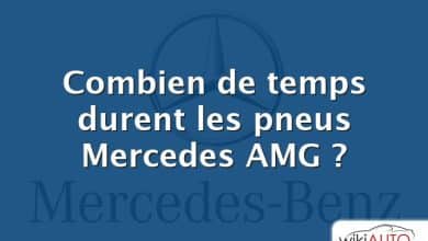 Combien de temps durent les pneus Mercedes AMG ?