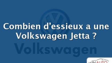 Combien d’essieux a une Volkswagen Jetta ?