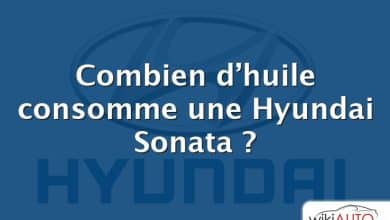 Combien d’huile consomme une Hyundai Sonata ?