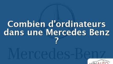 Combien d’ordinateurs dans une Mercedes Benz ?