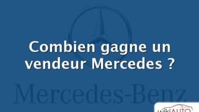 Combien gagne un vendeur Mercedes ?