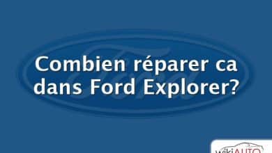 Combien réparer ca dans Ford Explorer?