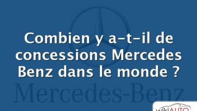 Combien y a-t-il de concessions Mercedes Benz dans le monde ?