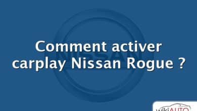 Comment activer carplay Nissan Rogue ?
