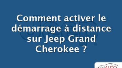 Comment activer le démarrage à distance sur Jeep Grand Cherokee ?