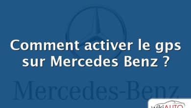 Comment activer le gps sur Mercedes Benz ?