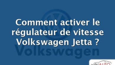 Comment activer le régulateur de vitesse Volkswagen Jetta ?