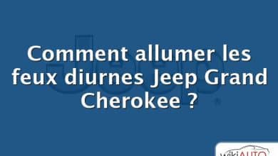 Comment allumer les feux diurnes Jeep Grand Cherokee ?