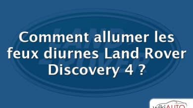 Comment allumer les feux diurnes Land Rover Discovery 4 ?