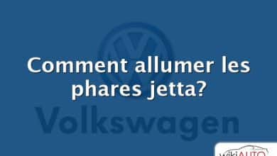 Comment allumer les phares jetta?