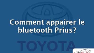 Comment appairer le bluetooth Prius?