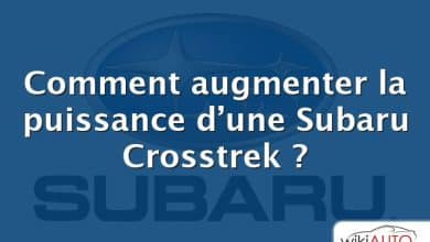 Comment augmenter la puissance d’une Subaru Crosstrek ?
