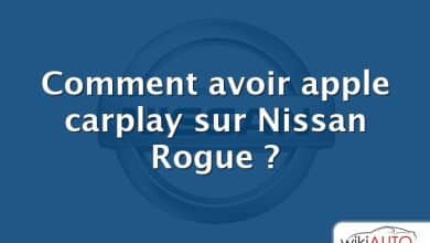 Comment avoir apple carplay sur Nissan Rogue ?