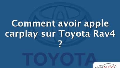 Comment avoir apple carplay sur Toyota Rav4 ?