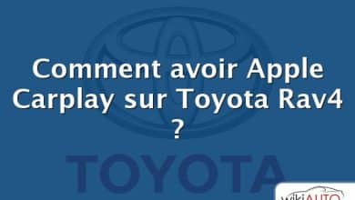 Comment avoir Apple Carplay sur Toyota Rav4 ?