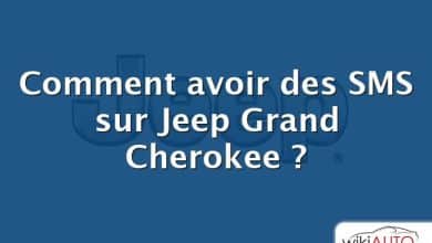Comment avoir des SMS sur Jeep Grand Cherokee ?