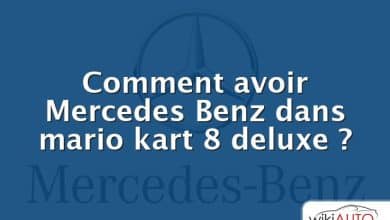 Comment avoir Mercedes Benz dans mario kart 8 deluxe ?