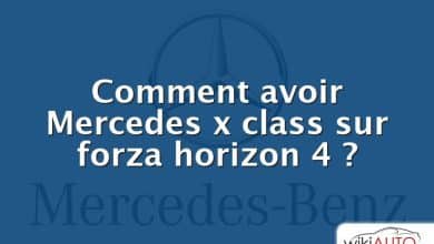 Comment avoir Mercedes x class sur forza horizon 4 ?