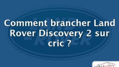 Comment brancher Land Rover Discovery 2 sur cric ?