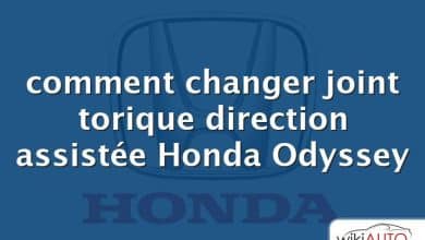 comment changer joint torique direction assistée Honda Odyssey