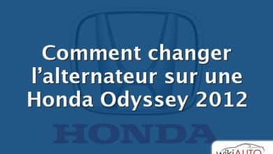 Comment changer l’alternateur sur une Honda Odyssey 2012