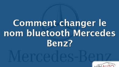 Comment changer le nom bluetooth Mercedes Benz?