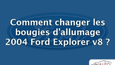 Comment changer les bougies d’allumage 2004 Ford Explorer v8 ?