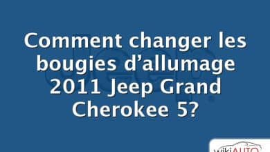 Comment changer les bougies d’allumage 2011 Jeep Grand Cherokee 5?