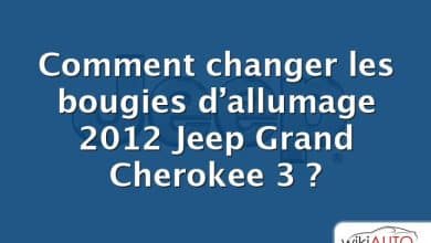 Comment changer les bougies d’allumage 2012 Jeep Grand Cherokee 3 ?