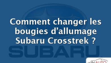 Comment changer les bougies d’allumage Subaru Crosstrek ?
